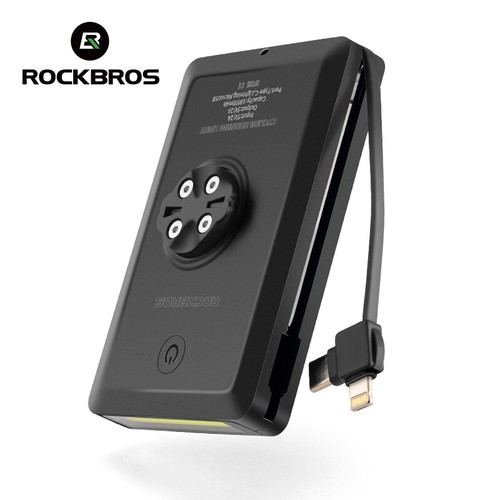 Rockbros power bank luce bici - power,