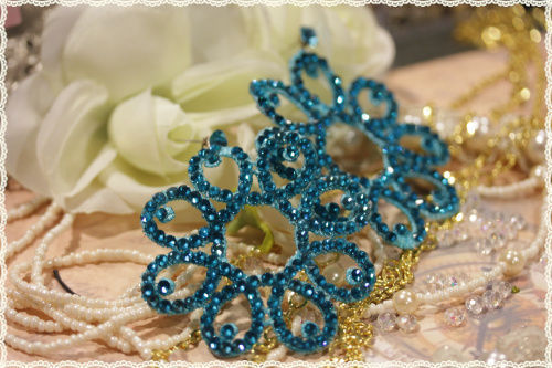 Orecchini pizzo macrame - in,