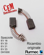 Spazzole per miscelatore Rurmec EV 18 - EV 20 - EV 21 - EV 23 - DH 1000 trapano