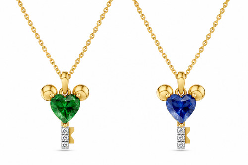 Ciondolo chiave cuore - , topolino