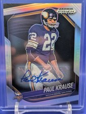 Paul Krause Auto 2025 Panini