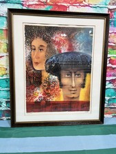 Litografia Vintage Ugo Cara a