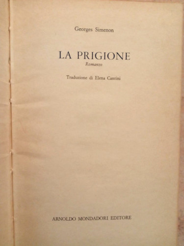 Georges simenon prigione - georges, la