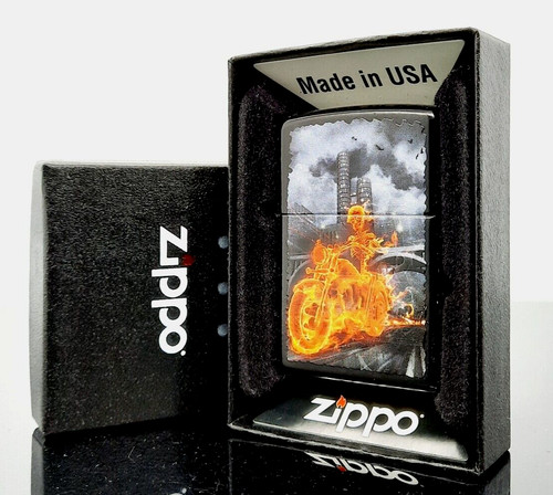 Zippo feuerzeug burning - -,