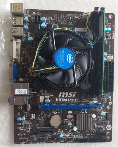 Msi h81m p33 1x ddr3 - 1x,