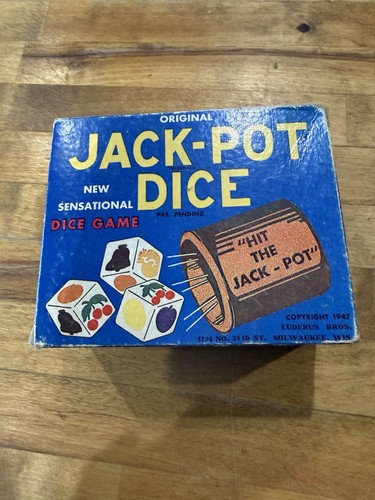 Gioco dadi jack pot vintage - dadi,