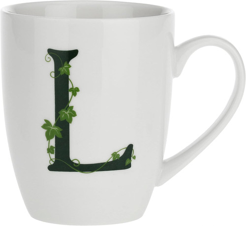 Tazza lettera bianco - tazza,