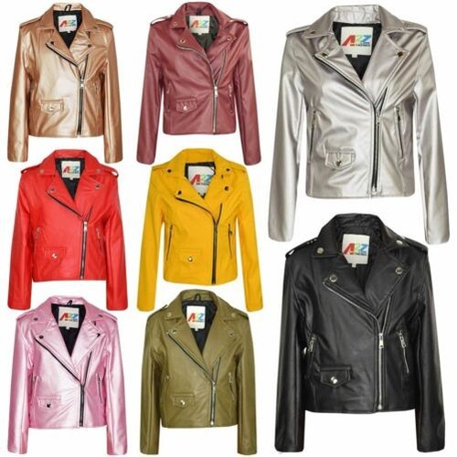 Giacca pelle pu - in,