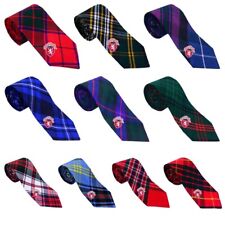 Cravatte collo scozzese da uomo per kilt vari clan tartan lana acrilica/cravatta collo kilt