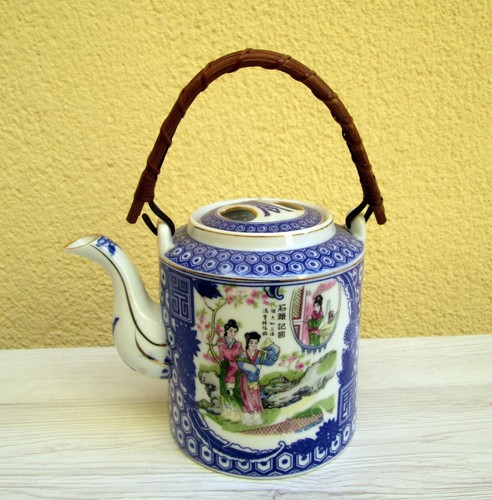 Teiera porcellana vintage - teiera, in