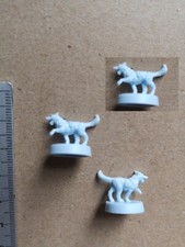 3 X WOLF WILD MINIATURE POST