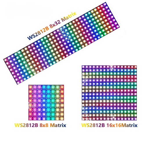Ws2812 8x32 16x16 - 16x16, led