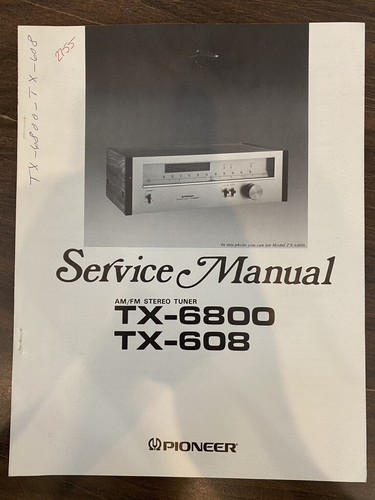 Pioneer 6800 608 tuner - tx-608,