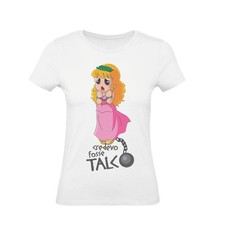 Maglia T-shirt donna - pensavo fosse talco - divertente humor - made in italy