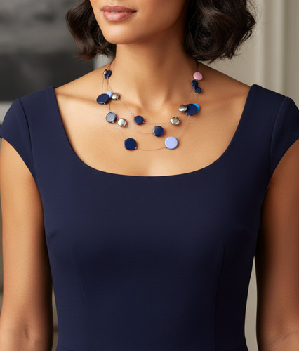 Collana vintage in - in, resina