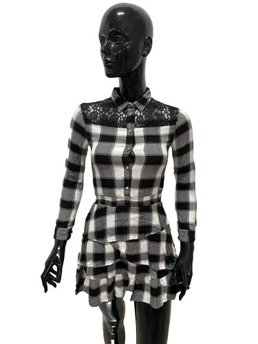 Abito donna guess scozzese - guess, xs