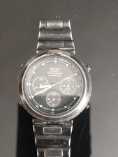 Seiko 7A38-714A Vintage Giorgetto Giugiaro Sports 100 Quartz Chronograph