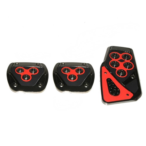Rosso piedi pedali cover - 3x,