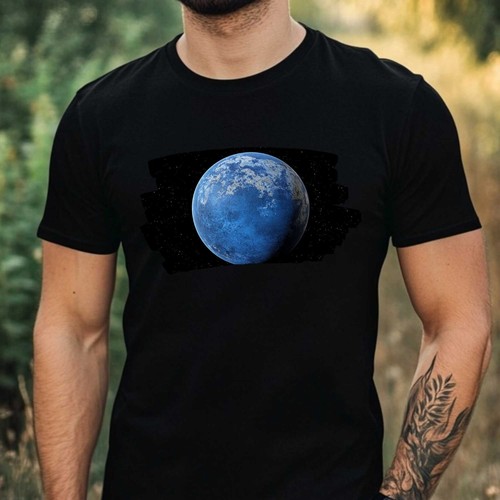 Shirt uomo blu fantasia - t-shirt,