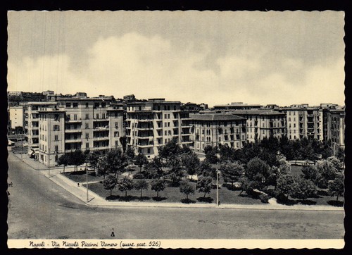 Napoli cartolina via niccolo - cartolina,