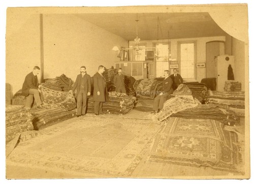 Tappeto persiano mercante 1880