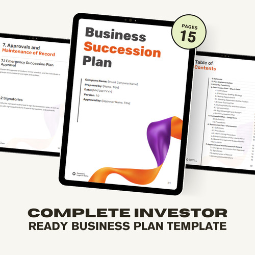 Business plan template 0205 - business, |