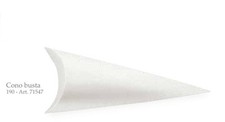 20 PZ Serie Lino bianco Cono