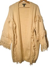 Cardigan Forever 21 S beige