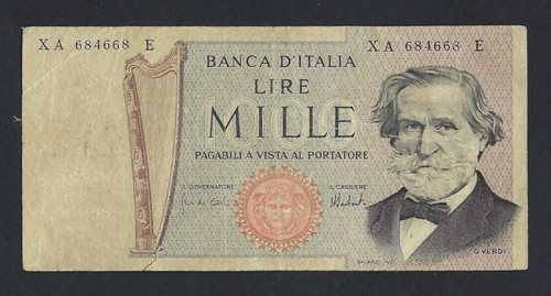 Repubblica italiana rara 1000 - italiana,