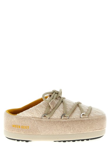 Moon boot beige - boot, polyester