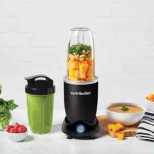 NutriBullet 1200W Pro+ Frullatore Personale Funzione Impulsi Nero Opaco N12-1009MKP
