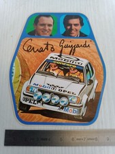 Adesivo vintage Dario Cerrato Lucio Guizzardi Opel Ascona 400 Conrero