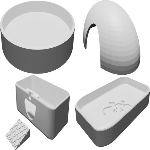 Accessori terrario per habitat - accessori,