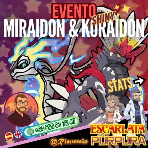 Miraidon koraidon evento - miraidon,