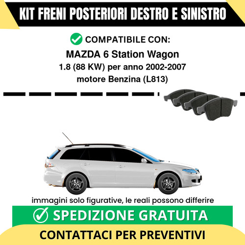 Pastiglie freno posteriori - pastiglie,