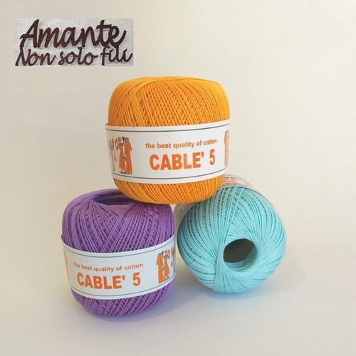 Cablè gomitolo 100 cotone - 5,