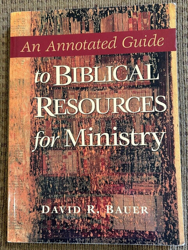Annotated guide biblical - an,