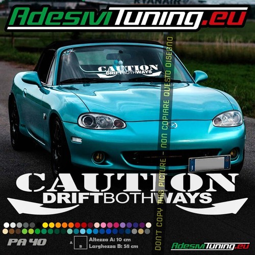 Adesivo caution drift - caution,