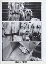 Anni ' 80  * Pubblicità Originale "Zenith Orologio - AG.PUBBLIMARKET, Cane Levri