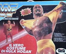 WWF Hulk Hogan Vestito Carnevale Anni 80 Vintage Gig Italy Wrestling Hulkmania