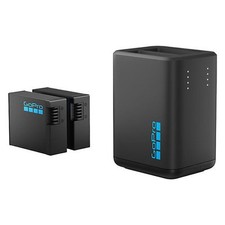 Gopro Batteria action cam per Gopro Dual Battery with Charger Black AEDBD 201 EU
