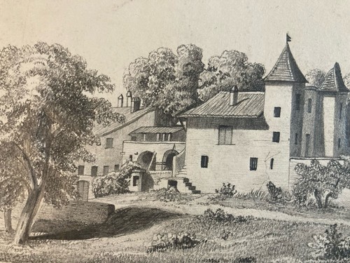 Bellissimo disegno matita - bellissimo, 19e