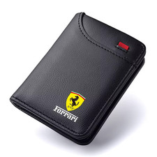 Porta Carte Pelle Auto Ferrari