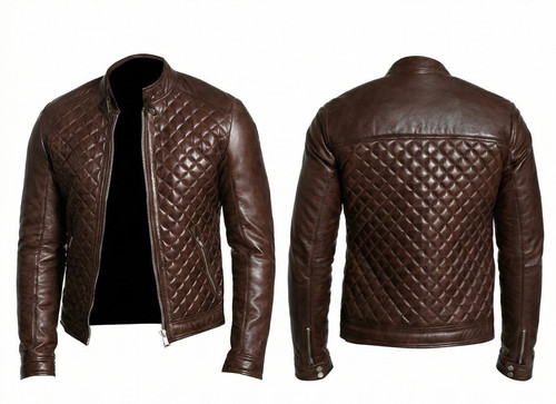 Giacca pelle marrone da - in,