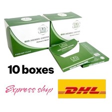 10 Box X 6's Caffè Biologico Senza Zucchero Naturale Vitalità Istantanea Spedizione Gratuita