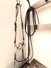 Testiera western completa con redini e morso intero