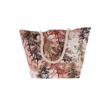 borsa tote foresta rossa/nera