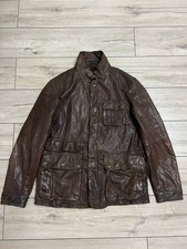 Giacca pelle uomo vintage