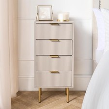 Comodino moderno beige 4