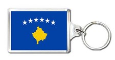 Kosovo Flag Keyring, Souvenir